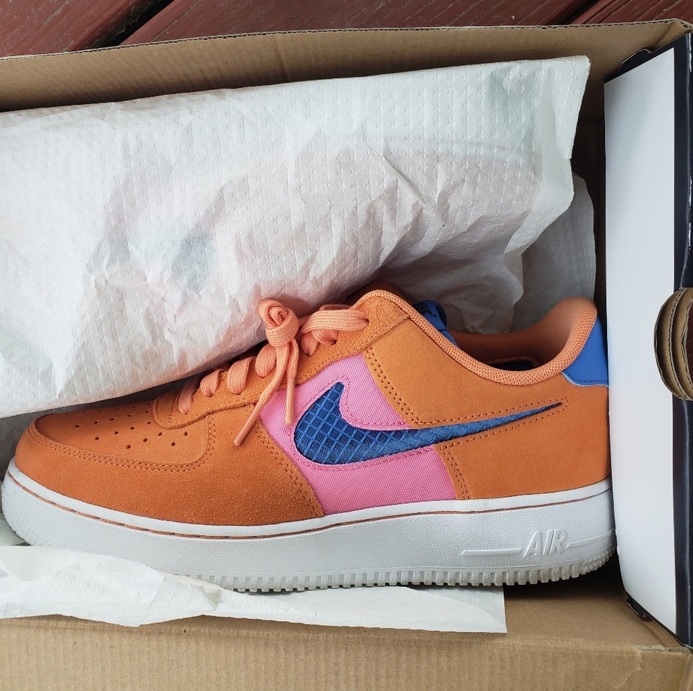 Air force 1 07', Orange Terance size 9, Nike